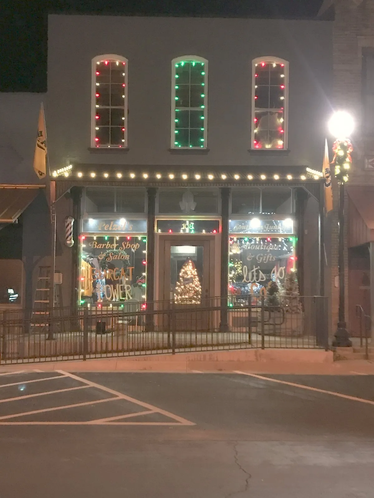 Storefront in garland and window frames, installed by South Custom Lighting in North Texas